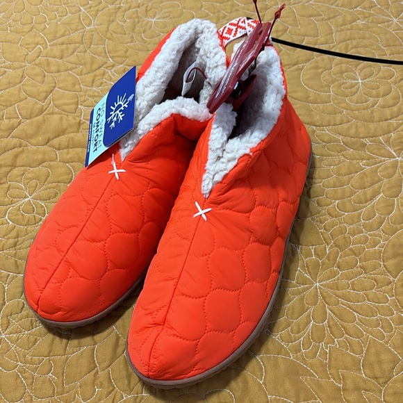 NEW| Dearfoams Men's Warm Up Bootie Slipper Size 9-10 - Picture 8 of 9